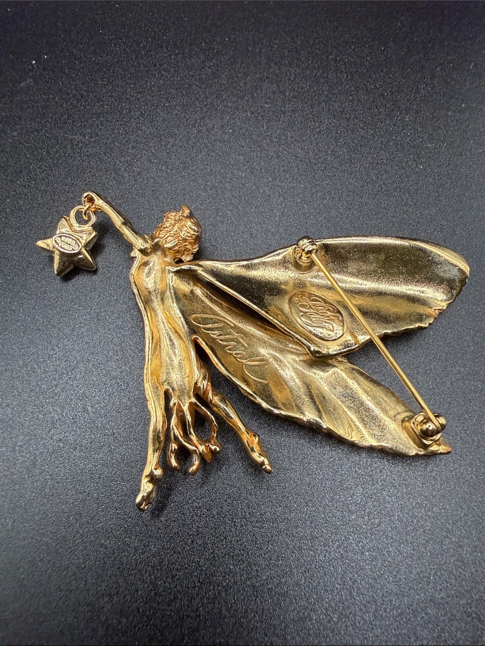 Vintage Kirks Folly Aerial Fairy Brooch - Picture 3 of 5